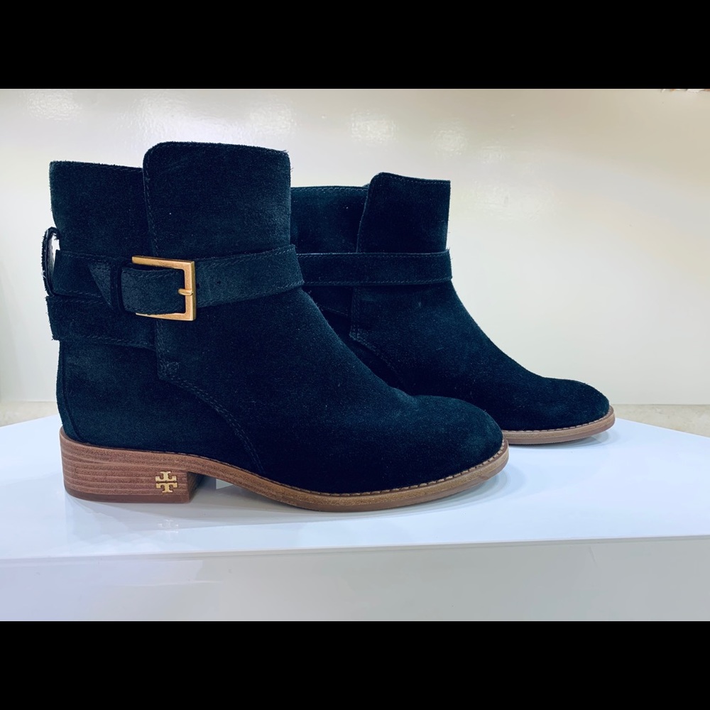 Black Tory B.  Ankle Bootie